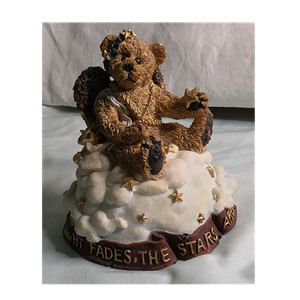 Boyds Bears Angel Bear Music Box When You Wish Upon a Star Collectible