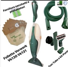 FOLLETTO VK 131 USO FIERISTICO GARANZIA 24 MESI CON SPAZZOLA HD 13 NUOVA 