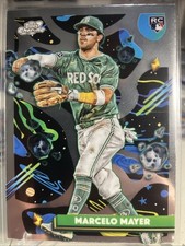 Marcelo Mayer Rookie Card Topps Chrome Cosmic #91 2025 Boston Red Sox RC
