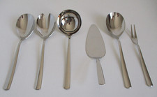 WMF BOSTON SERVIERTEILE-SET 6-TEILIG EDELSTAHL POLIERT