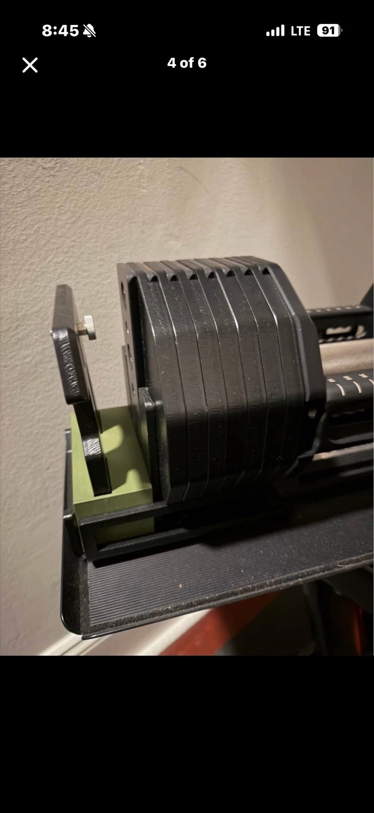 Army Green Rep pepin Adder Weight Storage -- NO DUMBBELLS OR STAND INCLUDED