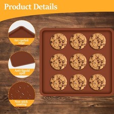 6 Pack Silicone Dehydrator Trays Compatible with Cosori CP267-FD, Nonstick Si