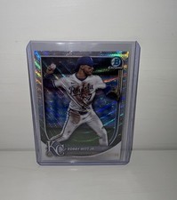 2025 Bowman Chrome Bobby Witt Jr Wave Refractor /100 #7 Royals