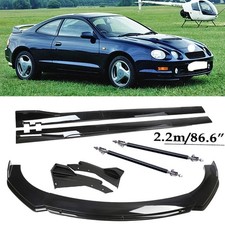 For Toyota Celica Front Bumper Lip Body K Spoiler Side Skirt Rear Lip Gloss B