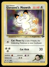 Gym Challenge #074/132 Giovanni's Meowth (74) on eBay