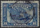 1¢ WONDER'S ~ CANADA 12¢  VF USED MAP TOPICAL ~ A305