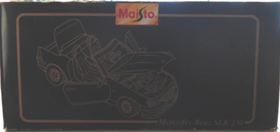 Diecast Rojo Mercedes-Benz SLK 230 Maisto 1/24 Nuevo Foto 3 de 3