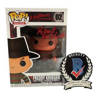 ROBERT ENGLUND SIGNED AUTO A NIGHTMARE ON ELM STREET FUNKO POP 02 BECKETT BAS