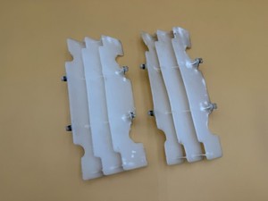 1992 - 1997 Honda CR125 CR125R Right Left Louvers Radiator Grille Louver Guards