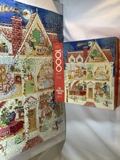 Vintage Springbok Puzzle “The Christmas House”.  Great Condition But Missing 1 P