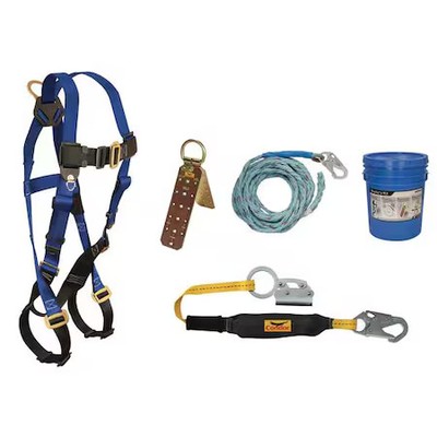 Condor 45J298 Roofer's Fall Protection Kit, Size: Universal