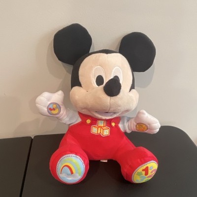 Disney Baby Clementoni Italian Plush Mickey Mouse Talking, Singing