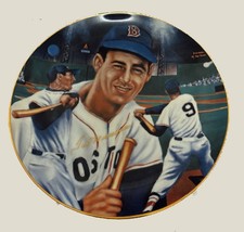 Sports Impressions 1987 Gold Edition Autographed Baseball Plate "Ted Williams"