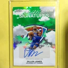 DILLON JONES 2025 Topps Chrome Sky Write Signatures Green  /99  #sws-dj  Thunder