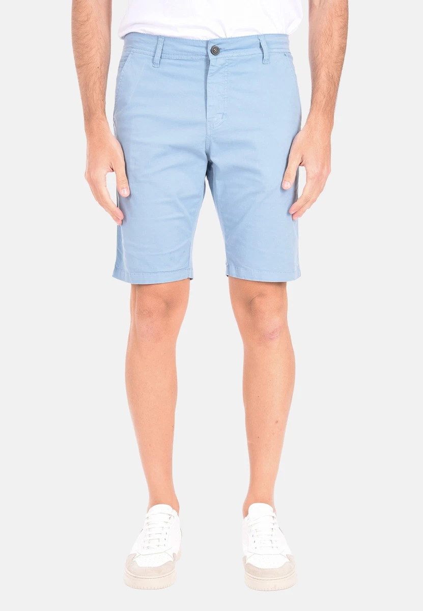 Pantaloncini Chino Slim Fit Uomo In Cotone Elastico – Casual Estivi Con Tasche – 7 Colori - 2