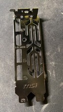 I/O IO Shield for MSI RTX 2060 RTX 2060S gaming X Backplate GPU Bracket