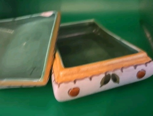 Bertino Royal Vinrage Numbered Colorful Floral Dutch Pottery Trinket Box. - Picture 8 of 18