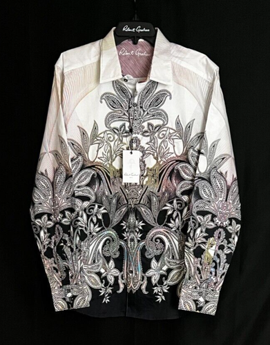 Robert Graham Kincade bestickt mehrfarbig XL $ 348 neu mit Etikett X-Large KOSTENLOSER VERSAND!