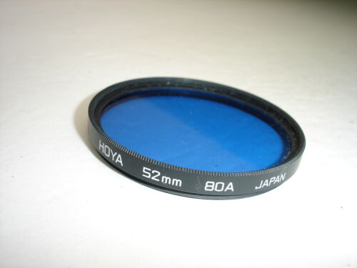 Filtre HOYA 52mm 80A - Conversion de couleur / Couleur bleue Japon - Photo 1/6