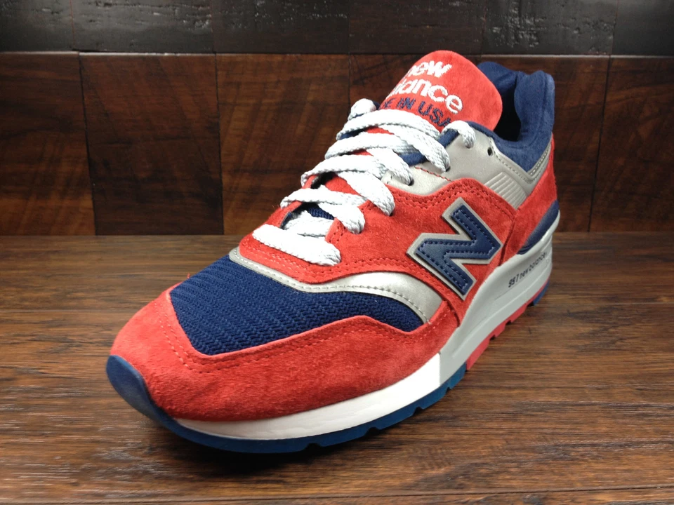 New Balance M997CSIY -USA 997 Connoisseur Esquí Retro (Rojo/Azul Marino) PARA HOMBRES Foto 2 de 4