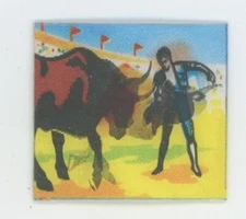 MATADOR Small 1960's VARI-VUE Animation Lenticular Flicker 1 1/4  by 1 1/8 inch