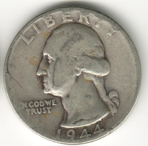 USA - 1944P - Washington ¼ $ - Silver Eagle - no mint mark - #16343RG