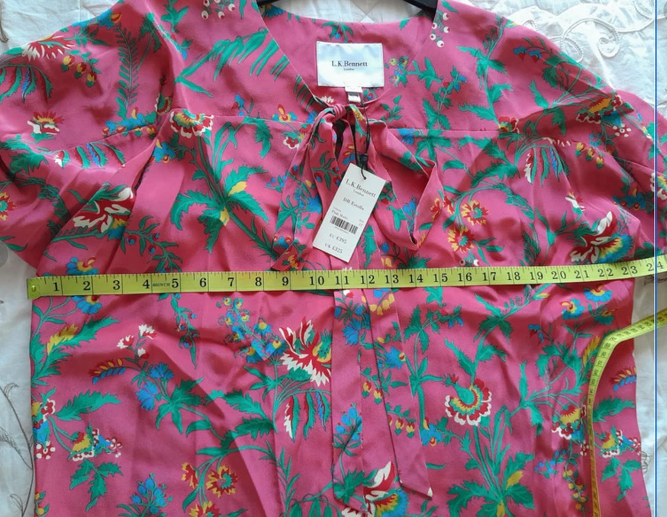 L.K.Bennet, 100% шелк платье, размер 12 - Изображение 4 из 4