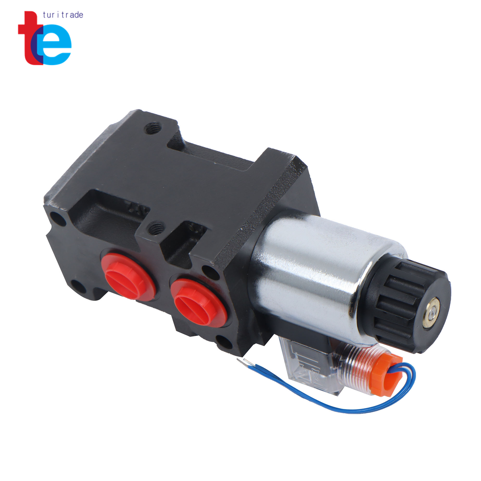 6 Port 12V DC 13GPM 3Plug Hydraulic Solenoid Selector Diverter Valve #10 SAE