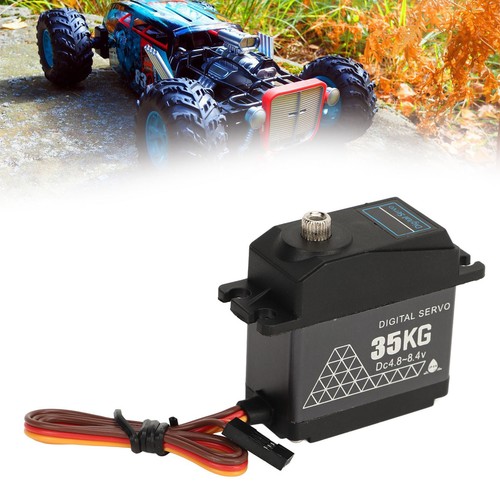 Servo digital de metal impermeable a prueba de agua RC de 35 kg para 1/8 1/10 1/12 CH - Imagen 19 de 22