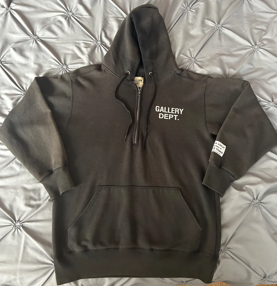 Gallery Dept. Vintage Half Zip Hoodie Sweatshirt Size Small 100% Authentic