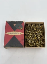 Vintage Gold Turner & Seymour MFG Co. Steel Upholstery Nails Size 1533 USA