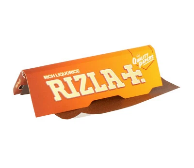 20 Booklets Rizla Liquorice Cigarette Smoking Rolling Papers - 100% Genuine