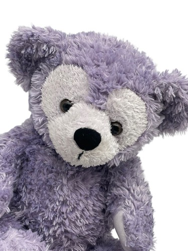 Disney World Pre Duffy Bear Hidden Mickey Plush Stuffed Animal Purple Lavender - 第 1/12 張圖片