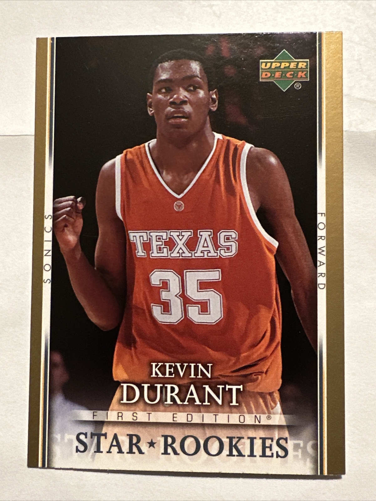 2007-08 Upper Deck First Edition Star Rookies Gold Kevin Durant #202 Rookie RC