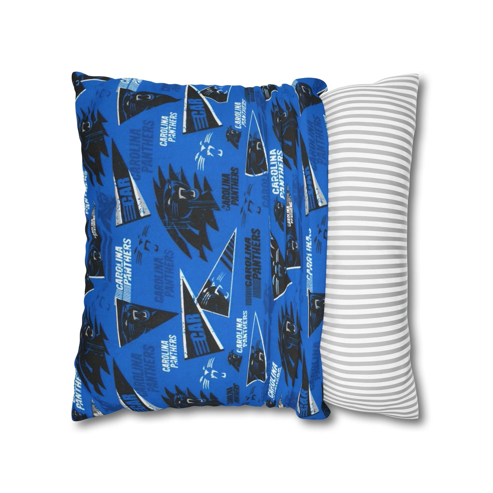 Carolina Panthers Square Throw Pillow Cover