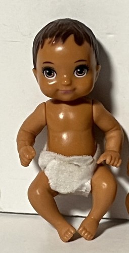 Barbie Skipper Babysitter Inc Baby Babies Doll Ethnic African American Lot of 2 - Picture 2 of 10