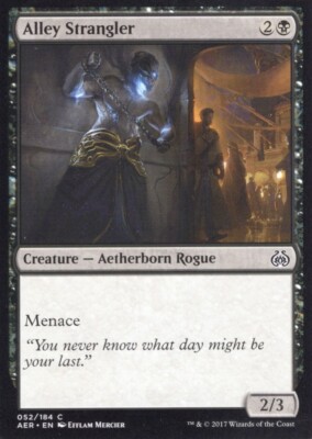 ALLEY STRANGLER 052/184 AETHER REVOLT MTG MAGIC LP