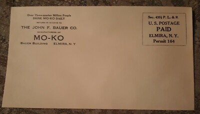 Mo-ko Coffee company The John Bauer Co. Envelope 1900-1920 buy one get one free 