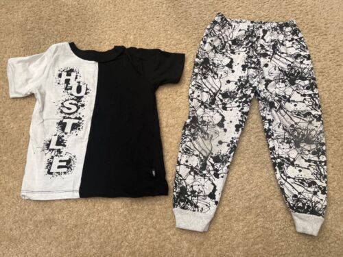 boys size 5 outfit. black and white - Picture 1 of 2