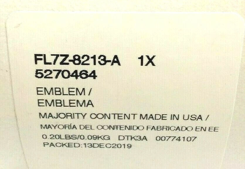 Lincoln Navigator 2015 2016 2017 parrilla delantera logotipo estrella emblema cromo negro OEM Foto 4 de 4