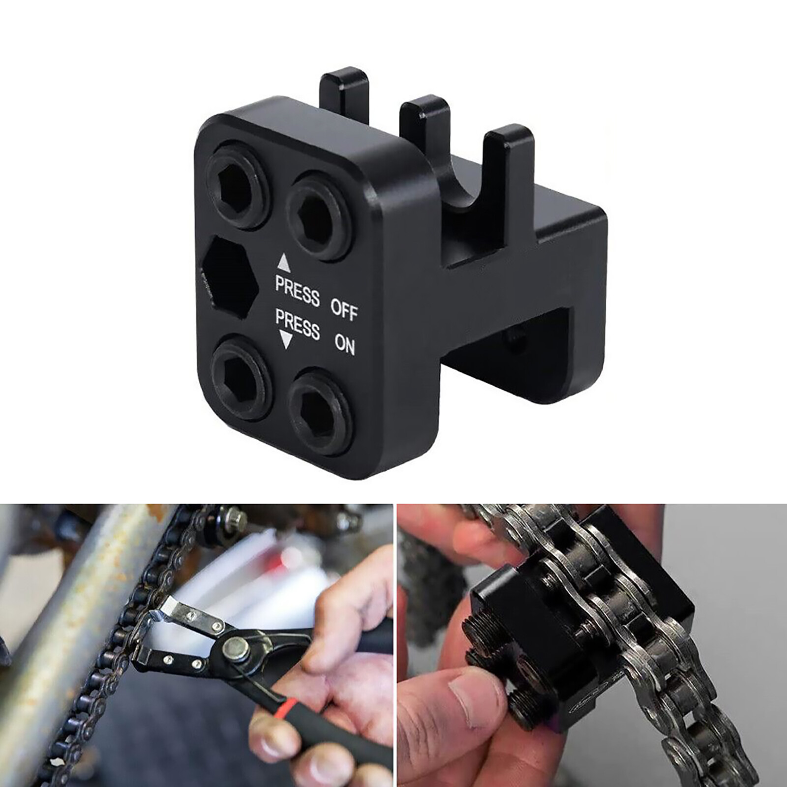 24.8mm Width Chain Master Link Press Tool For Sideplate Motorcycle 520