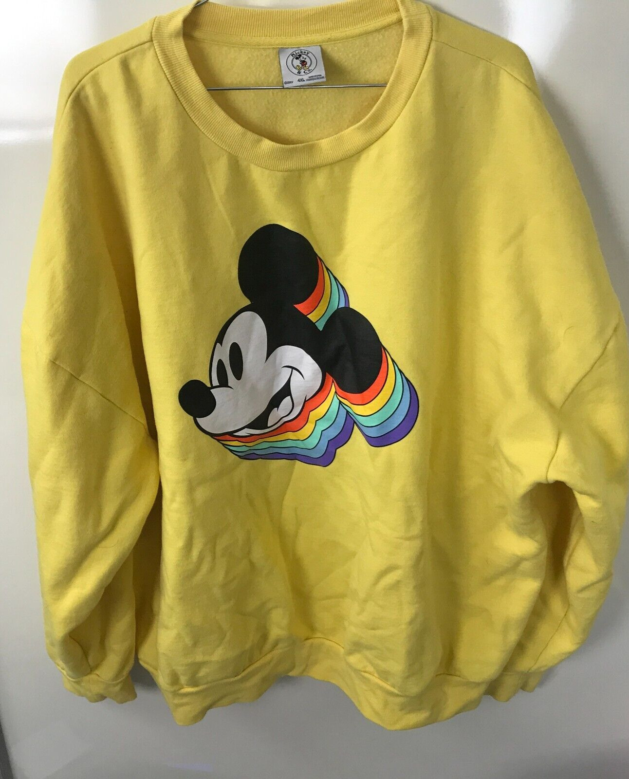 Vintage 90s Disney Women s The Disney Kiss White Crew Gem