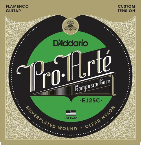 D'Addario EJ25C Pro-Arte Corde per chitarra flamenco composite in nylon trasparente - Foto 1 di 17