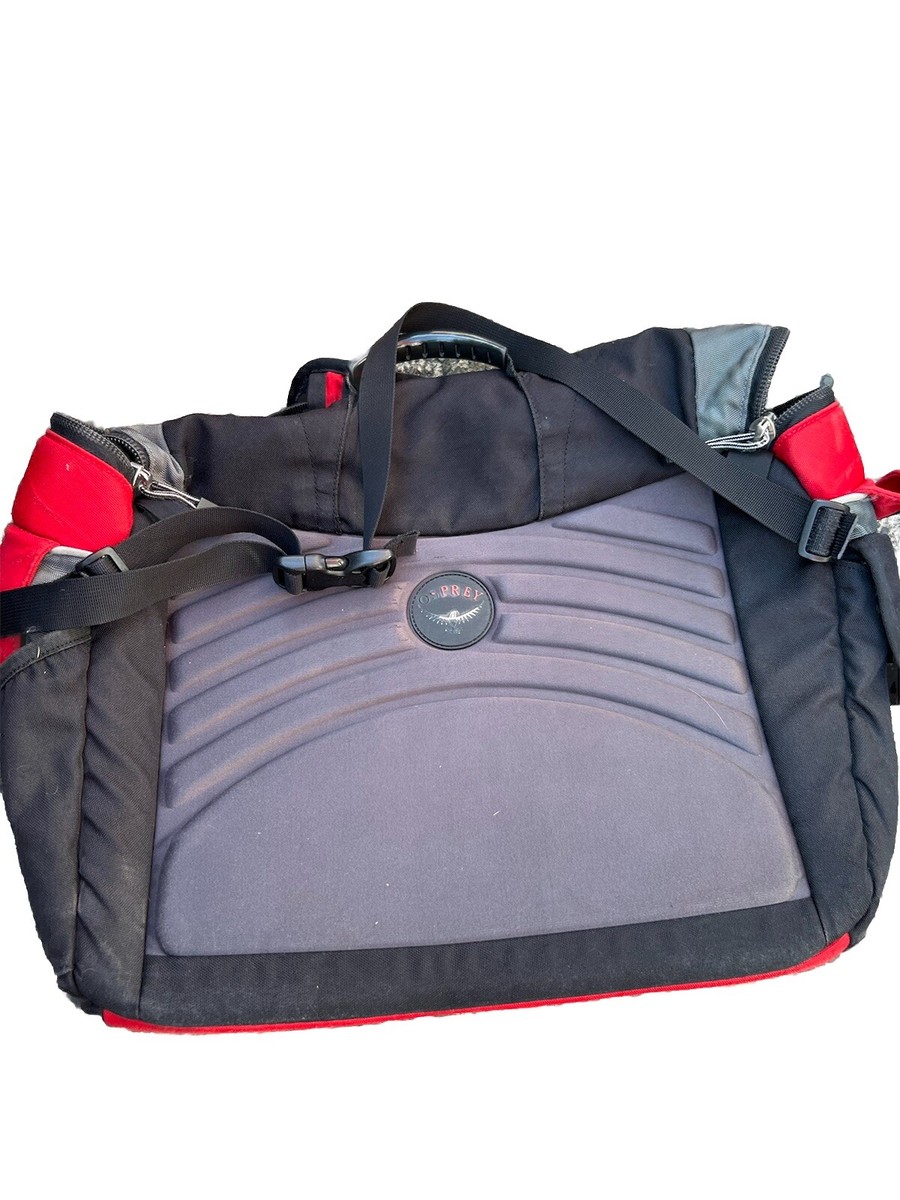 OSPREY Torque Red Black Zip Crossbody/Messenger/Laptop Shoulder