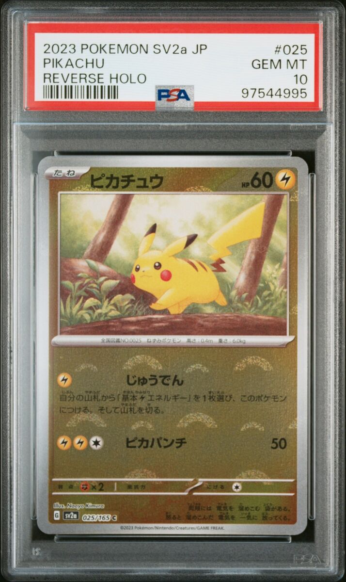 2023 POKEMON JPN SV2A-POKEMON 151 REVERSE HOLO #025 PIKACHU 2023 POKEMON JPN SV2A-POKEMON 151 REVERSE HOLO #025 PIKACHU