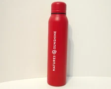 H2GO Silo Red Natures Sunshine 16.9 oz (500 ml) Stainless Steek Thermal Bottle