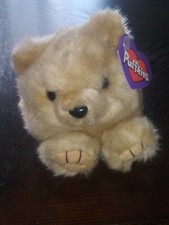Puffkins Plush HONEY Light Brown Bear Plush 6602 SWIBCO Birthdate 3-27-97 NWT