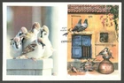 AOP India 2010 Birds Pigeon & Sparrow MS on FDC First Day cover
