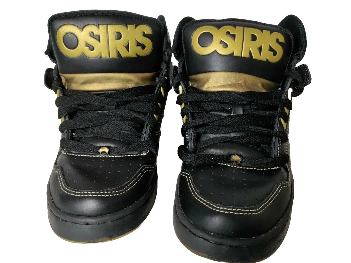 Black and hotsell gold osiris shoes