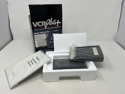 Vintage VCR Plus + Instant Programmer Remote Control Gemstar - New in Opened Box